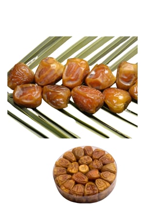 Yeni Mahsul Kasım Yaş Hurma (500GR×6) 3Kg Sukkeri Yumuşak Tabak Hurması Medine Ramazan Yeni Mahsul