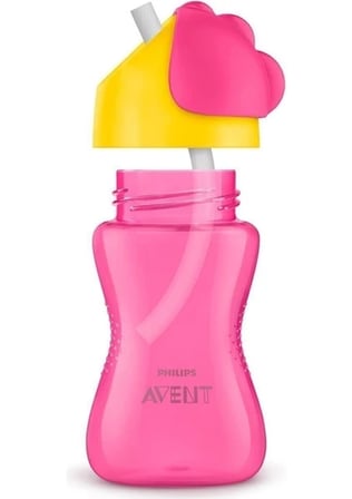 Philips Avent Pipetli Bardak 12 Ay+ 300 ml Pembe-Sarı, SCF798/02