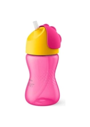 Philips Avent Pipetli Bardak 12 Ay+ 300 ml Pembe-Sarı, SCF798/02