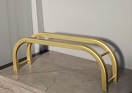 Sümbül Metal Terlik Standı - Gold