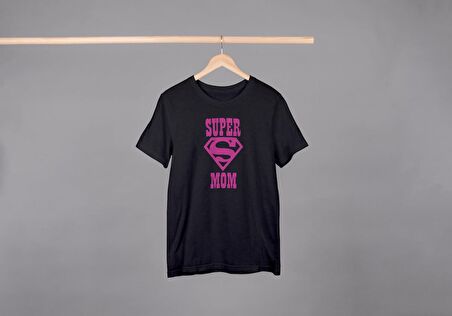 Super Mom Anneler Günü Temalı Basic Oversize T-shirt