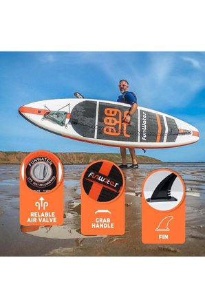 CRUISE 11' SUP BOARD STAND UP PADDLE BOARD 335X82X15 cm TURUNCU-SİYAH 1 YIL GARANTİ