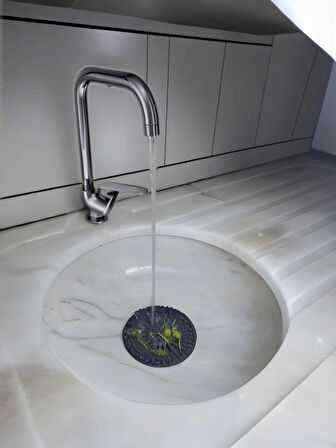 Silikon Lavabo ve Duş Gideri Süzgeci | Tıkanıklık Önleyici Gider Kapağı – Tekrar Kullanılabilir