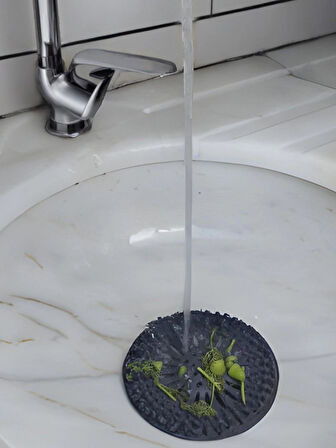 Silikon Lavabo ve Duş Gideri Süzgeci | Tıkanıklık Önleyici Gider Kapağı – Tekrar Kullanılabilir