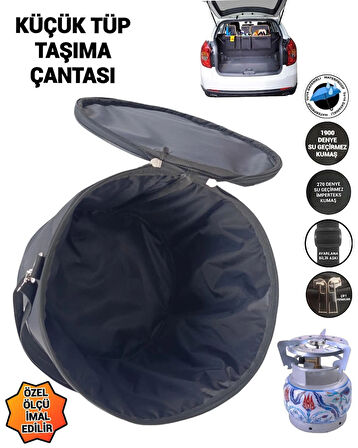 küçük tüp taşıma çantası