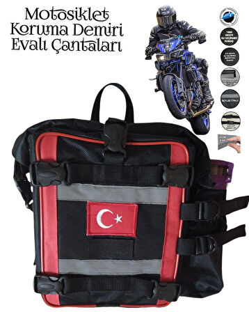 sevbags motosiklet ön koruma demiri çantaları dikdörtgen evalı