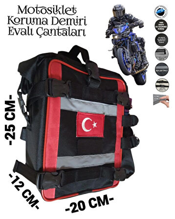 sevbags motosiklet ön koruma demiri çantaları dikdörtgen evalı