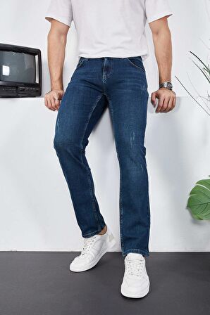 Erkek Likralı Denim Regular Fit Jeans