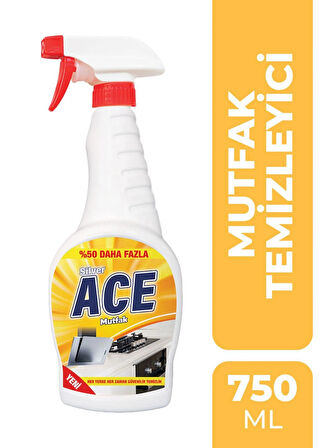 Ultra Güçlü Mutfak Yüzey Temizleyici ve Yağ Sökücü Sprey 750 ml