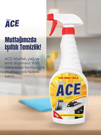 Ultra Güçlü Mutfak Yüzey Temizleyici ve Yağ Sökücü Sprey 750 ml
