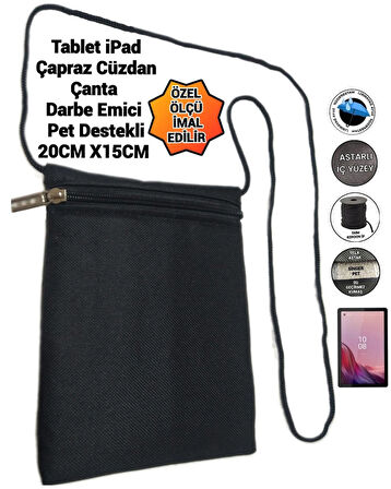 Sevbags Tablet İpad Çapraz Cüzdan Çanta