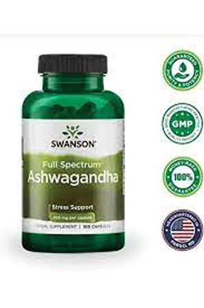 Swanson, Ashvagandha 450 mg, 100 capsules