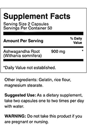 Swanson, Ashvagandha 450 mg, 100 capsules