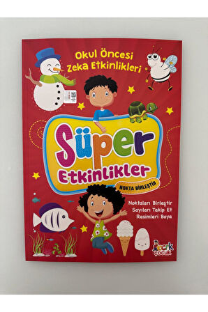 Süper Etkinlikler Eğitici Öğretici Aktivite Kitabı Nokra Birleştirme (1 Adet)