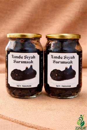 Si̇Yah Sarimsak(Black Garlic) 1400 Gram İ̇̇Ki̇Li̇ Paket(Soyulmuş Di̇Ş)