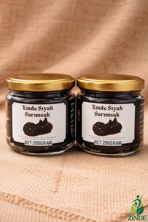 Si̇Yah Sarimsak(Black Garlic) 400 Gram İ̇̇Ki̇Li̇ Paket(Soyulmuş Di̇Ş)