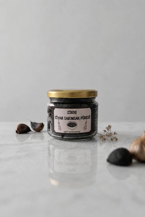 Si̇Yah Sarimsak Püresi̇&Ezmesi̇(Black Garlic Puree) Net:300Gram
