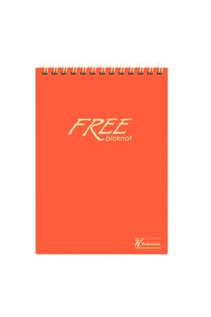 A5 (14X20 CM) 80 Yaprak Çizgisiz Plastik Kapak Telli Üstten Açılır Defter