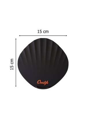 Siyah Deniz kabuğu Silikon Lavabo Gider Kapağı Koku Önleyici Gider Tıkacı Banyo Mutfak 15 cm