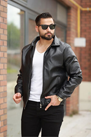 Ultra Hafif Astarlı Deri Ceket