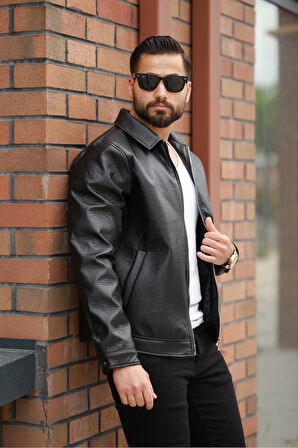 Ultra Hafif Astarlı Deri Ceket