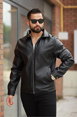 Ultra Hafif Astarlı Deri Ceket