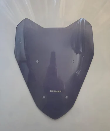 MOTOCAM SYM ADX 250 Ön Cam 2024-2026 Model 40cm Füme Renkli 4mm SPORTİF