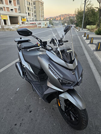 MOTOCAM Sym JET 14 EVO 200 PLUS Siperlik Ön Cam 2023-2025 Model 45cm Şeffaf Renkli 4mm