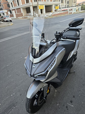 MOTOCAM Sym JET 14 EVO 200 PLUS Siperlik Ön Cam 2023-2025 Model 45cm Şeffaf Renkli 4mm