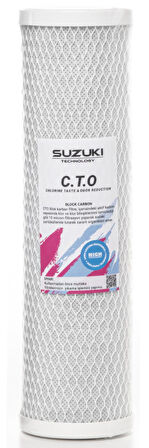 10 Inç Açık Kasa Su Arıtma Cihazı Blok Karbon (cto) Filtre