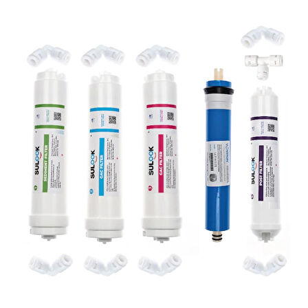 Inline Kapalı Kasa Tüm Su Arıtma Cihazlarına Uyumlu 5'Li Filtre - 504676024