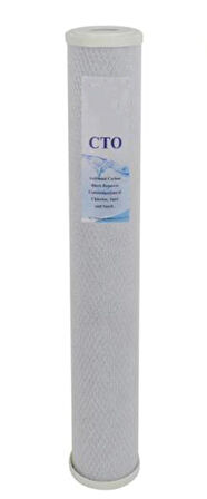 20 Inch Cto Blok Karbon Filtre