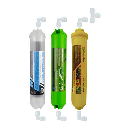 Mineral.Alkalin Detoks 3'Lü Filtre Seti