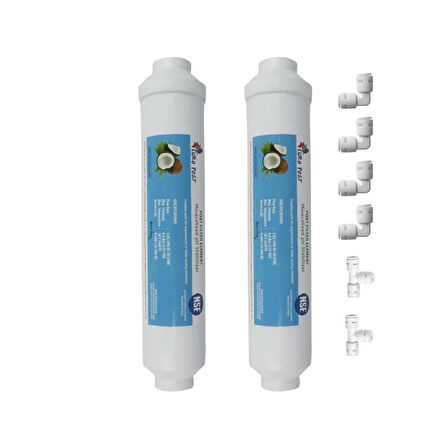 Reverse Osmosis Tezgahaltı Su Arıma Cihazı Tatlandırıcı Son Karbon Filtre 2'li