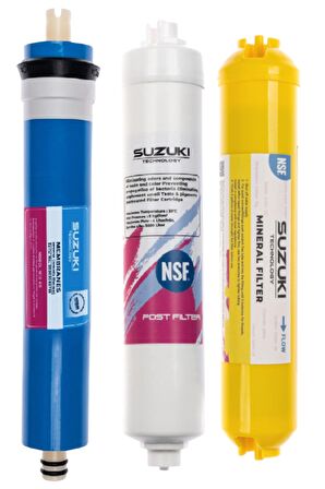 12 İnç Kapalı Kasa Su Arıtma Cihazı Tam Set (6 Filtre) Mineral Filtre İlaveli