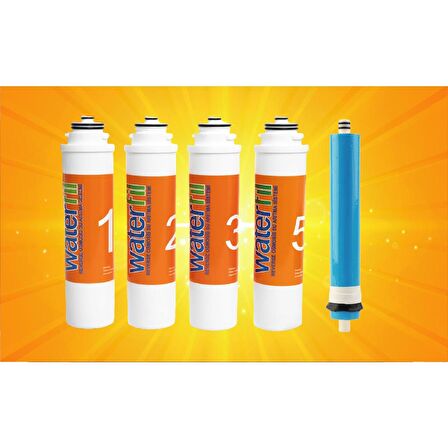 Waterlife Filtre 5 'Li Set Waterlife Su Arıtma Filtresi 456180689