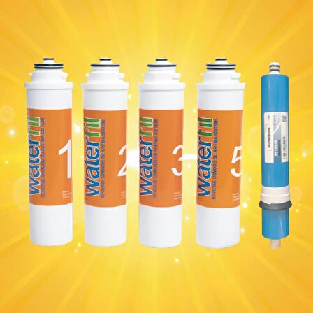 Waterlife Filtre 5 'Li Set Waterlife Su Arıtma Filtresi 486601463