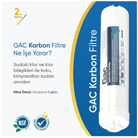 Reverse Osmosis Kapalı Kasa Su Arıtma Cihazı 5'li Filtre Seti