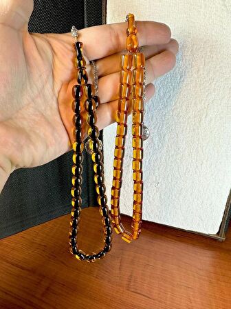 SIKMA ÇUBUK KEHRİBAR BAL RENKLİ TEKERLEK KESİM + BAL RENKLİ KAPSÜL KESİM SIKMA KEHRİBAR T-214