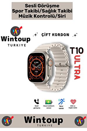 Honor&Oppo Tüm Modellerle Uyumlu T10 Akıllı Saat Sağlık Takibi Sesli Görüşme Smartwatch