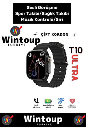 Honor&Oppo Tüm Modellerle Uyumlu T10 Akıllı Saat Sağlık Takibi Sesli Görüşme Smartwatch