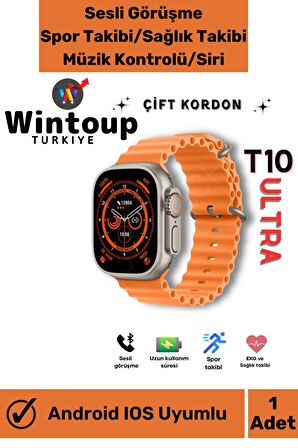 Honor&Oppo Tüm Modellerle Uyumlu T10 Akıllı Saat Sağlık Takibi Sesli Görüşme Smartwatch