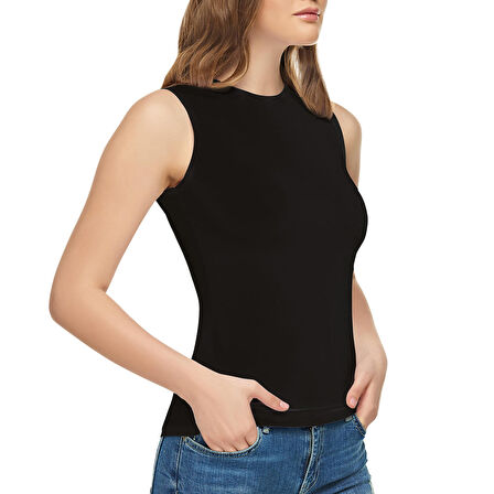 Tutku Elit 12 Adet Siyah Renk Sıfır Kol Atlet