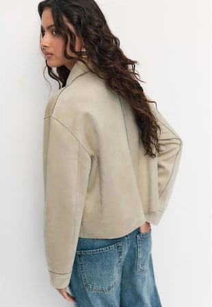 ALLBUCKS Stradivarious Cepli Suni Süet Ceket ABSTR00016