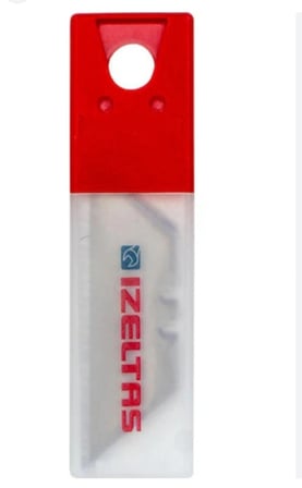Maket Bıçağı Yedeği Trapez Şekil 18mm (1 Kutu=10 Adet)
