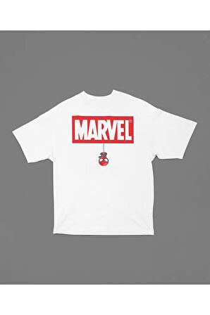 Marvel Küçük Örümcek Adam Baskılı Unisex Oversize Tişört