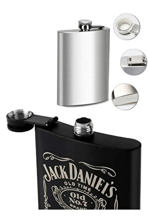 Jack Daniels Matara Seti - 2 Adet Bardak ve Huni Hediye