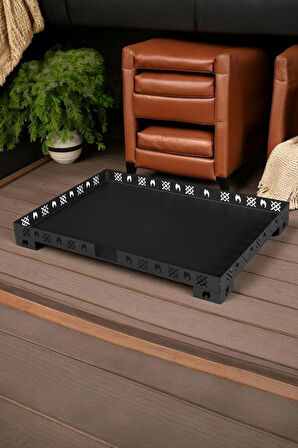 Soba Altlık Sacı – 65x90 cm, Isıya Dayanıklı Koruyucu Tabla