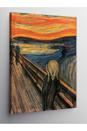Kanvas Tablo Edvard Munch Çığlık Scream 50 X 70 Cnvsdkey-117730-50-70