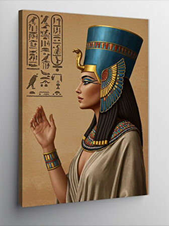 Kanvas Tablo Mısır Kraliçesi Nefertiti, 50 x 70